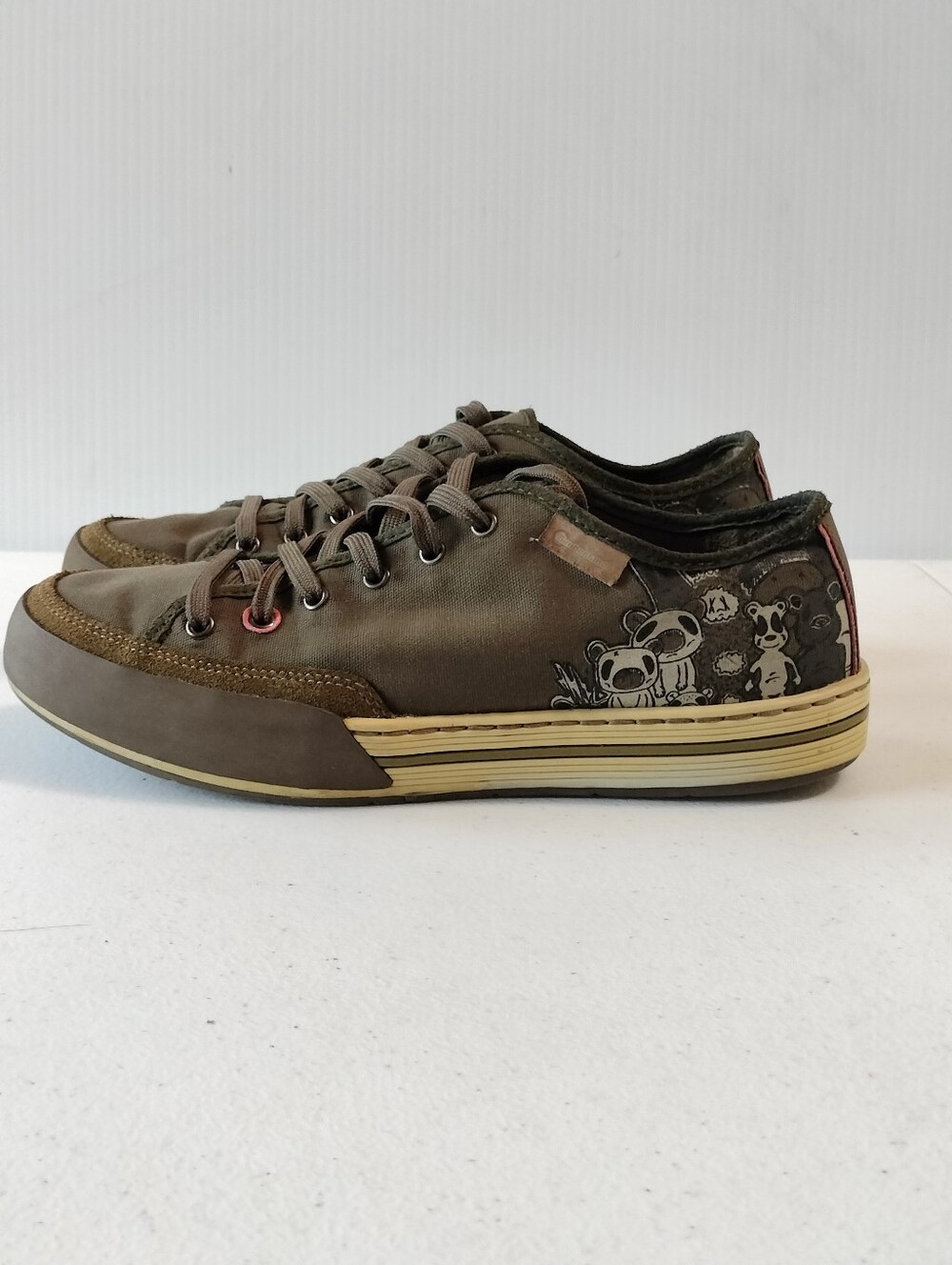 Timberland The Collective Womens Olive Green Sneakers 8 Emo Punk Artsy